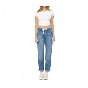 NEW MICA DENIM women's jogger pants in blue